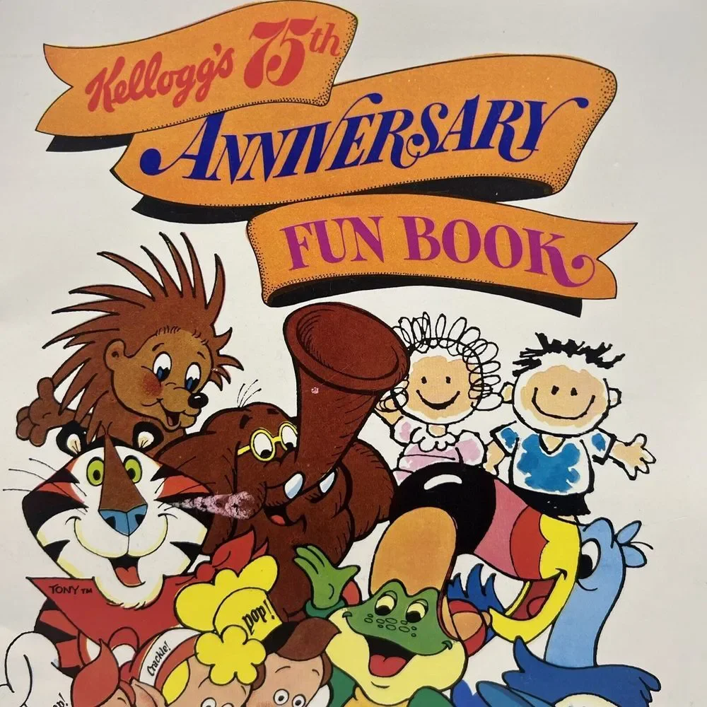 Vintage Kellogg's 75th Anniversary Fun‎ Book